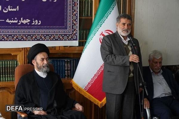 آئین تکریم و معارفه رئیس ستاد توسعه و بازسازی عتبات عالیات استان اردبیل برگزار شد