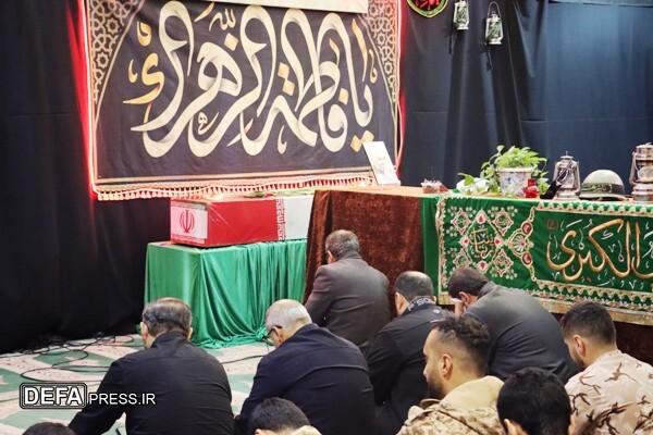 وداع کارکنان حفظ آثار و نشر ارزش‌های دفاع مقدس و مقاومت مازندران با شهید گمنام+ تصاویر