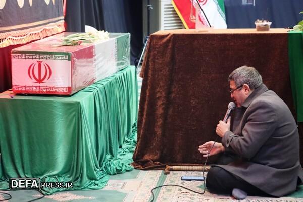 وداع کارکنان حفظ آثار و نشر ارزش‌های دفاع مقدس و مقاومت مازندران با شهید گمنام+ تصاویر