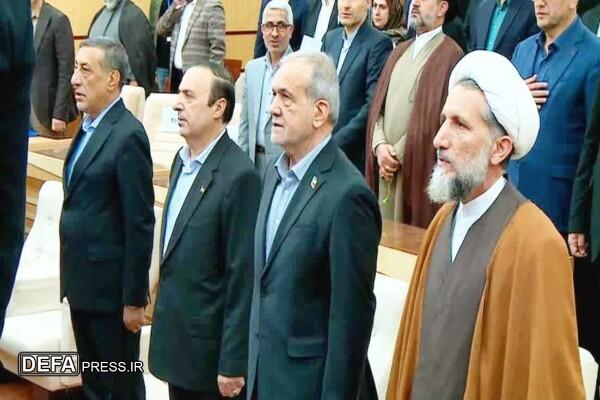 پزشکیان وارد قزوین شد پزشکیان وارد قزوین شد