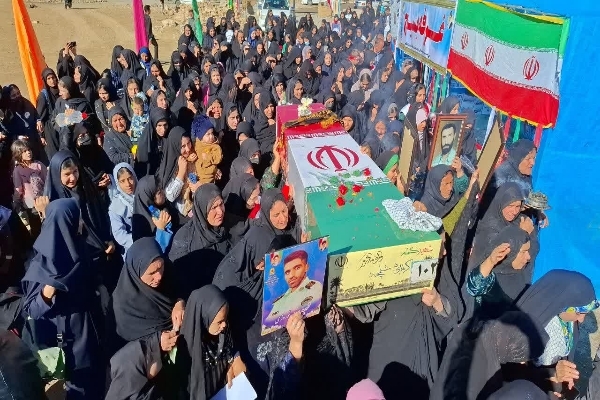 فیلم/ پیچیدن عطر شهدای گمنام در دیشموک