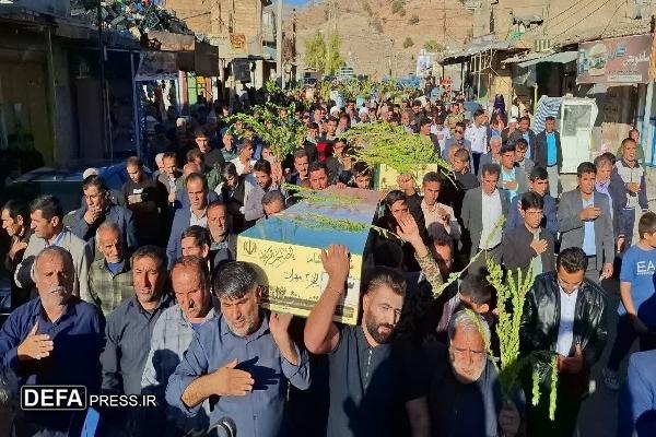 حضور پور شور مردم قلعه رئیسی در استقبال از شهدای گمنام+ تصاویر