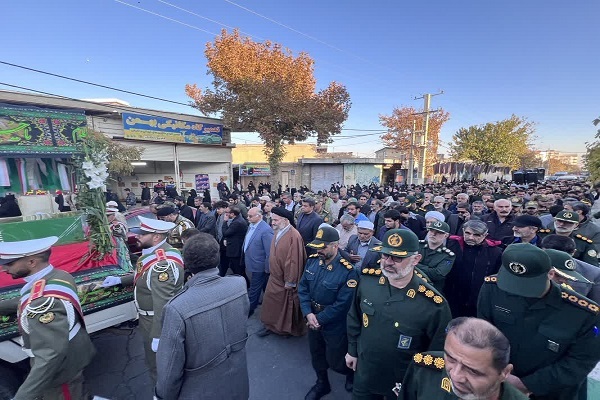 آئین استقبال از شهدای گمنام در شهرستان بروجرد + عکس