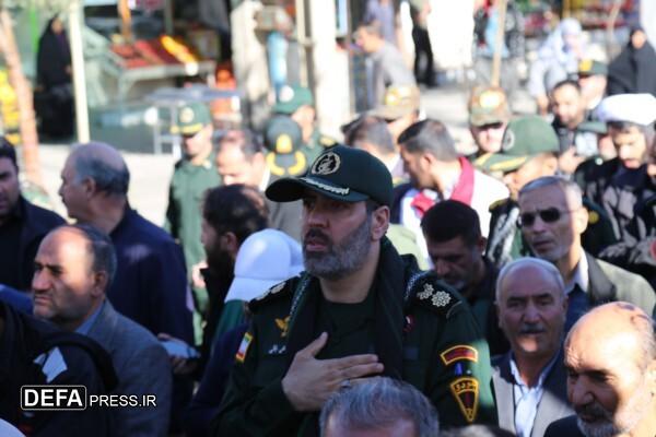 مردم شهر آبگرم از شهدای گمنام و شهید صمغ‌آبادی استقبال باشکوهی کردند