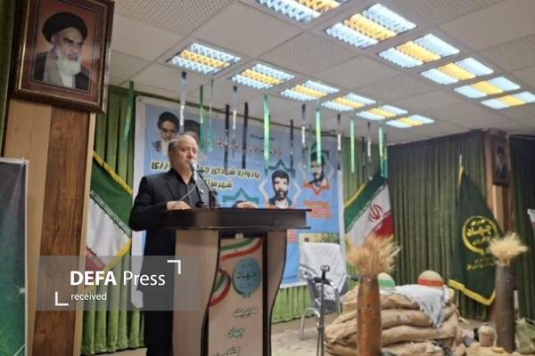 تجدید پیمان با آرمان‌های شهدا با حضور استاندار و رئیس سازمان در یادواره شهدای جهادگر سرایان