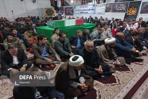 مراسم شبی با شهدا در رومشکان+ عکس