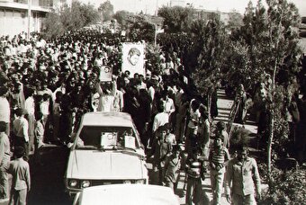 تصاویر/ تشییع پیکر بسیجی شهید «جلیل شرفی»