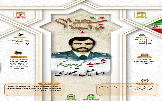 اینفوگرافی/ شهید گروهبان یکم «اسماعیل تیموری»