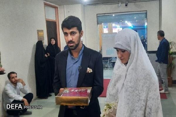 عروس و داماد کامیارانی در مسابقات ملی قرآن کریم در سنندج حضور یافتند