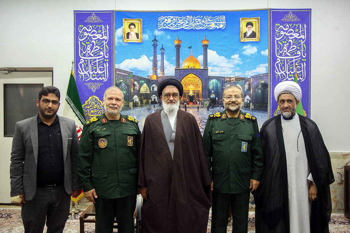 تصاویر/ دیدار رئیس سازمان بسیج با تولیت حرم کریمه اهل بیت(س)