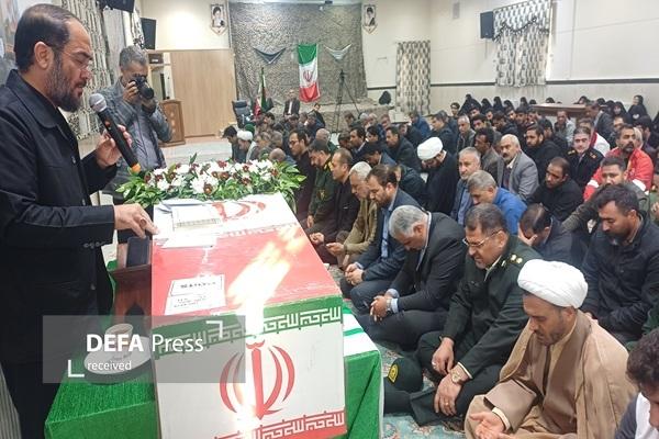 میزبانی از شهید گمنام عملیات والفجر ۶ در باشگاه فجر نیشابور+ فیلم