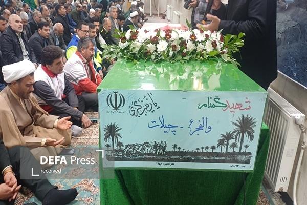 میزبانی از شهید گمنام عملیات والفجر ۶ در باشگاه فجر نیشابور+ فیلم