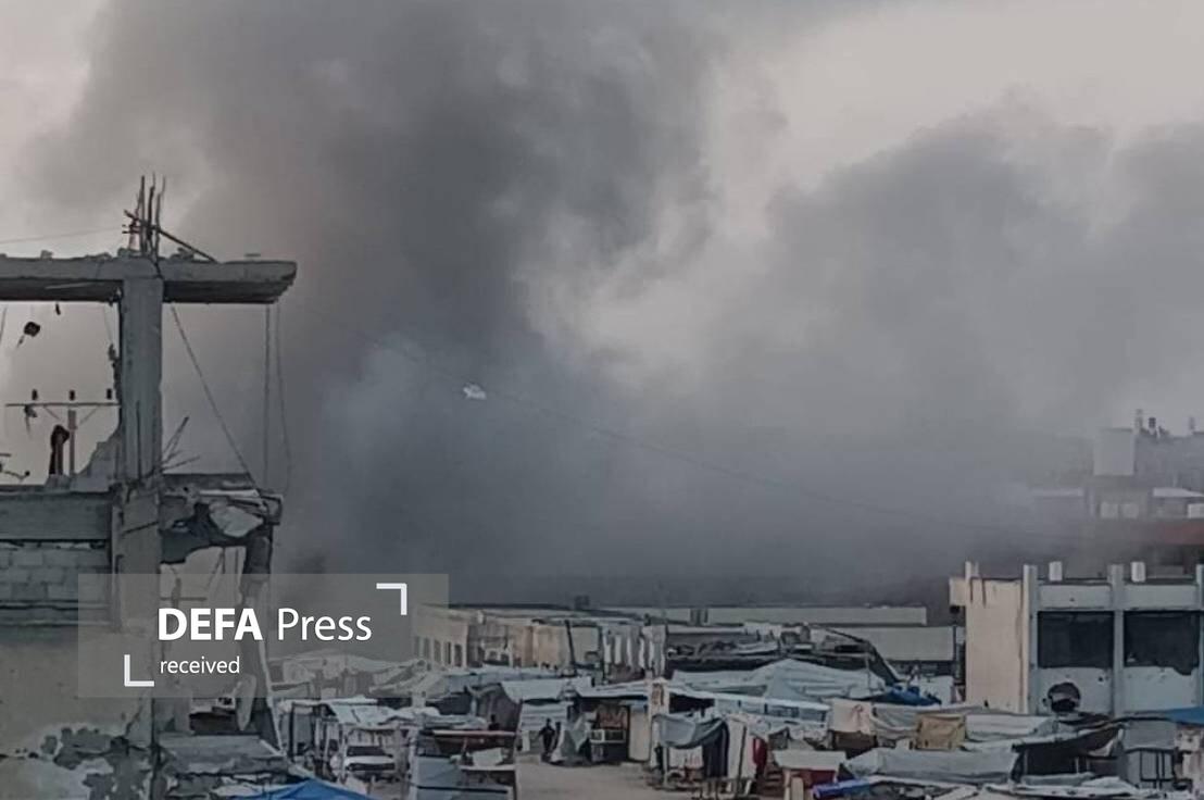 حملات هوایی و توپخانه‌ای ارتش رژیم صهیونیستی به خان یونس