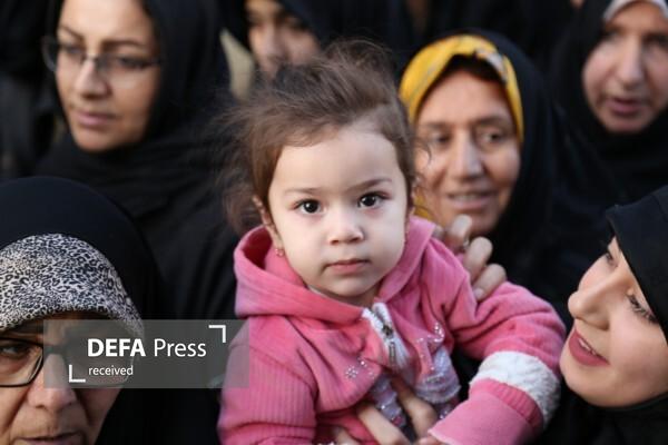 مردم تاکستان پیکر شهدای دفاع مقدس را بدرقه کردند