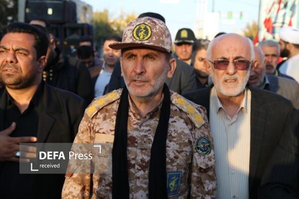 مردم تاکستان پیکر شهدای دفاع مقدس را بدرقه کردند