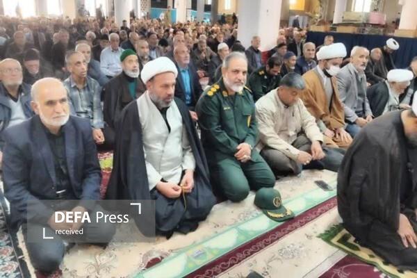 برگزاری نماز جمعه شهر اقبالیه با حضور پیکر مطهر یک شهید گمنام دفاع مقدس برگزاری نماز جمعه شهر اقبالیه با حضور پیکر مطهر یک شهید گمنام دفاع مقدس