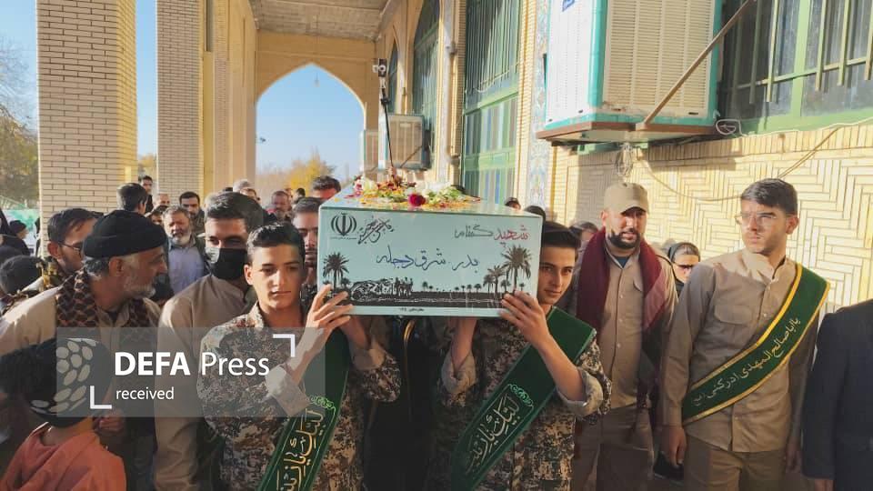 مردم شهر بهمن آباده میزبان شهید گمنام