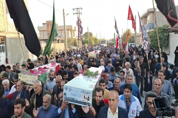 چرام معطر به شمیم شهدای گمنام شد+ تصاویر