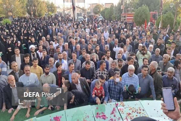 چرام معطر به شمیم شهدای گمنام شد+ تصاویر