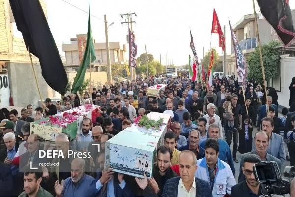 چرام معطر به شمیم شهدای گمنام شد+ تصاویر