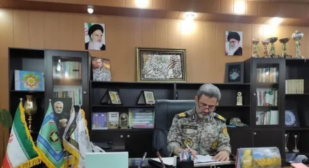 پیام تبریک فرمانده ارشد نظامی آجا در استان مرکزی به مناسبت هفته بسیج