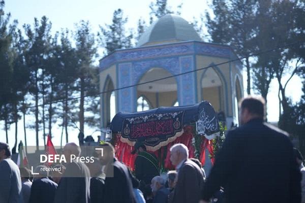آیین استقبال ازشهدای گمنام در شهرستان الیگودرز+ عکس