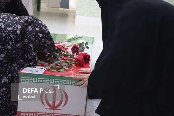 استقبال از شهید گمنام عملیات خیبر در زندان قوچان+ تصاویر