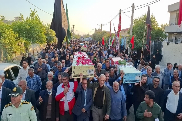 فیلم/ پیچیدن عطر شهدای گمنام در چرام