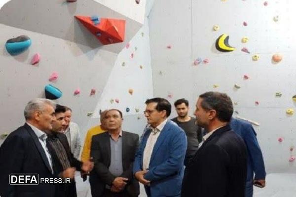 دیواره سالن صعودهای ورزشی تربت جام به بهرهبرداری رسید دیواره سالن صعودهای ورزشی تربت جام به بهرهبرداری رسید