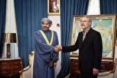 وزیر کشور عمان با لاریجانی دیدار کرد