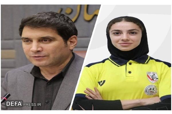 استاندار کردستان قهرمانی بانوی موی تای کار کردستانی در بازی‌های آسیایی را تبریک گفت