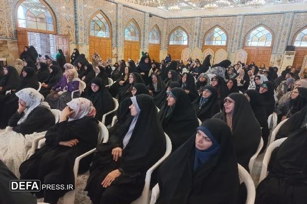 برگزاری مراسم «پیام‌آوران عاشورا» در حرم حضرت فاطمه اخری رشت