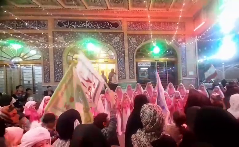 فیلم/برگزاری یک جشن صورتی در زینبیه اعظم زنجان