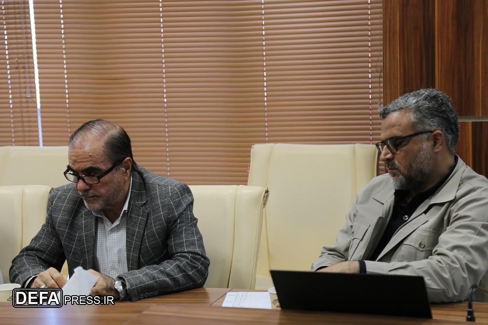 جلسه هماهنگی مراسم تشییع و تدفین جانباز سرافراز سرتیپ دوم خلبان مرحوم محمد طیبی جلسه هماهنگی مراسم تشییع و تدفین جانباز سرافراز سرتیپ دوم خلبان مرحوم محمد طیبی