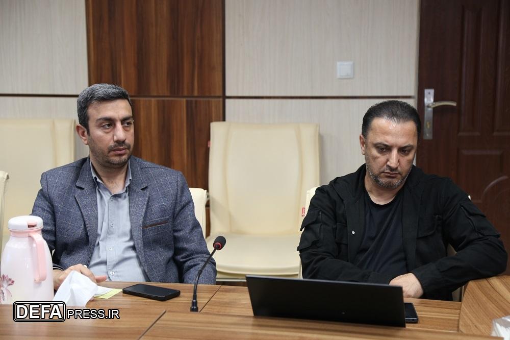 جلسه هماهنگی مراسم تشییع و تدفین جانباز سرافراز سرتیپ دوم خلبان مرحوم محمد طیبی جلسه هماهنگی مراسم تشییع و تدفین جانباز سرافراز سرتیپ دوم خلبان مرحوم محمد طیبی