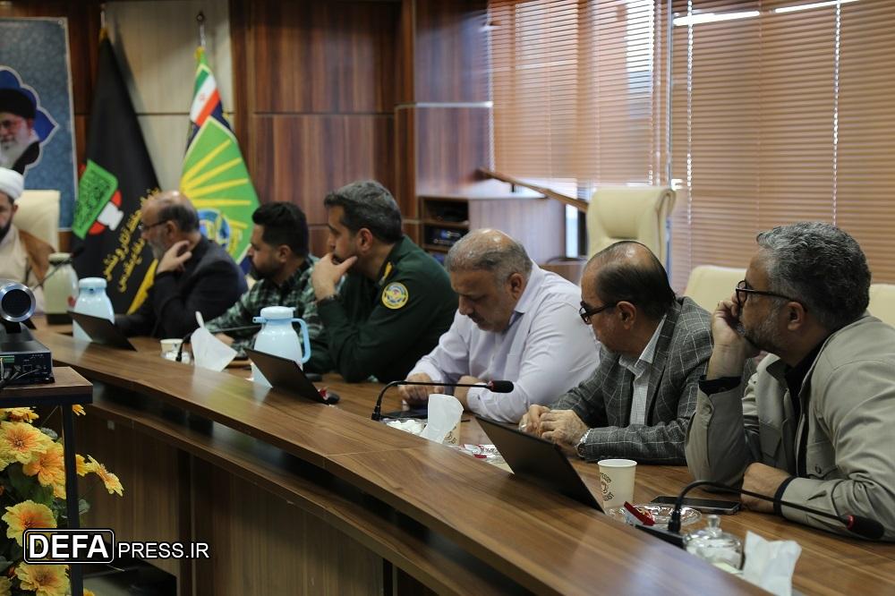 جلسه هماهنگی مراسم تشییع و تدفین جانباز سرافراز سرتیپ دوم خلبان مرحوم محمد طیبی جلسه هماهنگی مراسم تشییع و تدفین جانباز سرافراز سرتیپ دوم خلبان مرحوم محمد طیبی