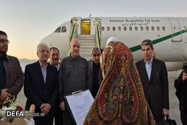 رئیس مجلس شورای اسلامی وارد خراسان شمالی شد رئیس مجلس شورای اسلامی وارد خراسان شمالی شد