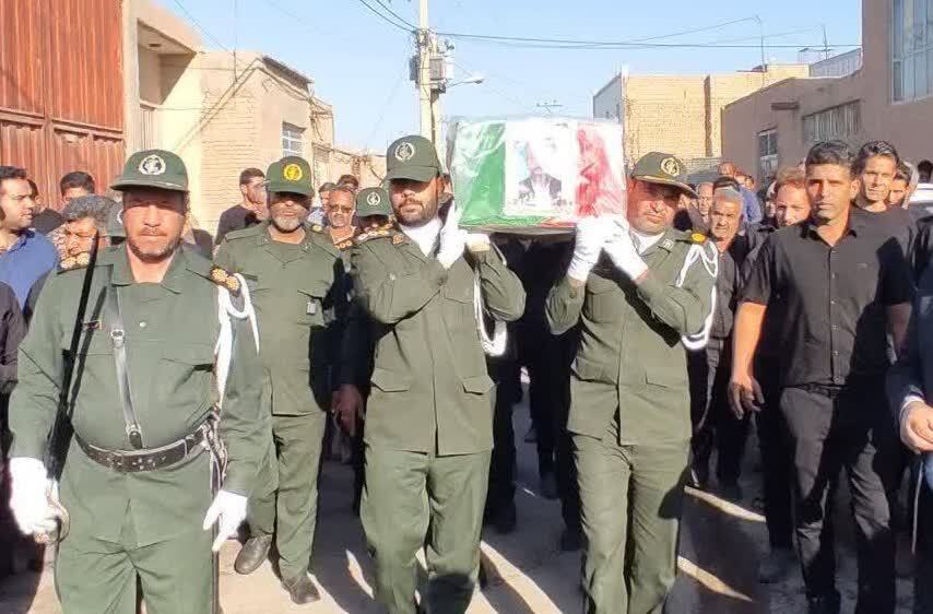 فیلم/ تشییع پیکر جانباز شهید «محمد نوذری مرندیز» در روستای مرندیز