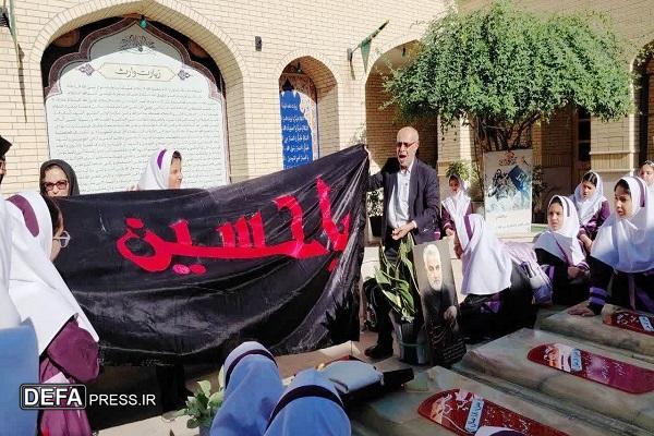 بازدید دانش آموزان ساروی از موزه دفاع مقدس و مقاومت مازندران+ تصاویر