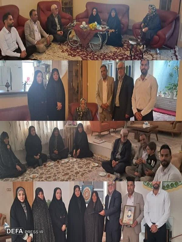 سرپرست ورزش و جوانان کرمان با خانواده شهدای ورزشکار دیدار کرد+تصاویر