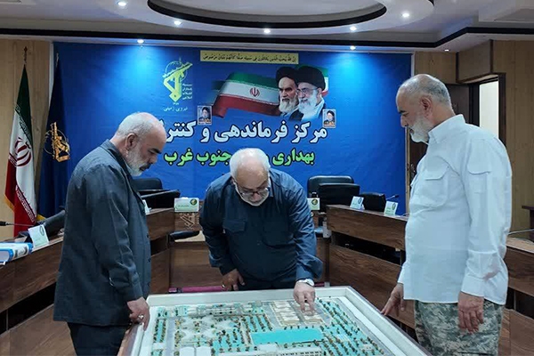 بازدید فرمانده نیروی زمینی سپاه از مرکز بهداری رزمی جنوب در اهواز