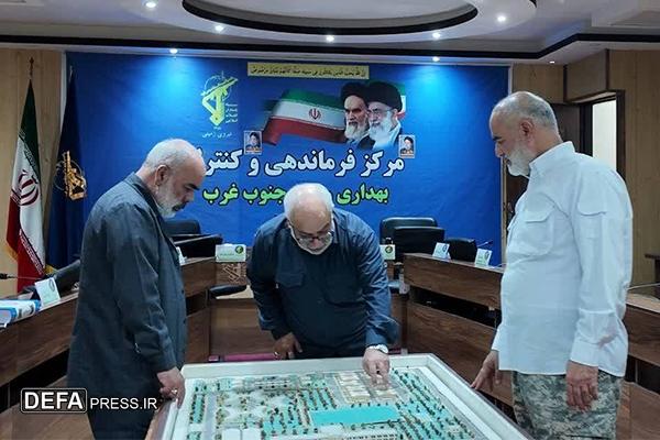 بازدید فرمانده نیروی زمینی سپاه از مرکز بهداری رزمی جنوب در اهواز
