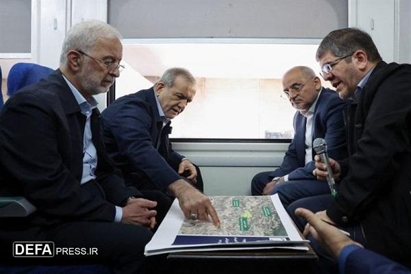 بازدید رئیس جمهور از خطوط راه آهن حومهای استان تهران بازدید رئیس جمهور از خطوط راه آهن حومهای استان تهران
