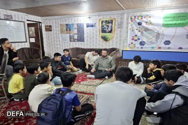 برگزاری حلقه تربیتی پایگاه مقاومت بسیج «شهید سرلشکر معصومی» ارتش در قزوین برگزاری حلقه تربیتی پایگاه مقاومت بسیج «شهید سرلشکر معصومی» ارتش در قزوین