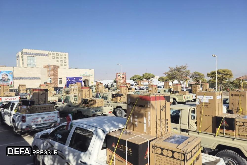 تصاویر/ کاروان جهادی خدمت به نیابت از سه هزار شهید خراسانشمالی