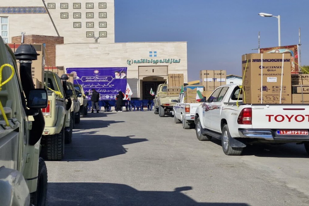 فیلم/ کاروان جهاد خدمت به نیابت از سه هزار شهید استان خراسان شمالی