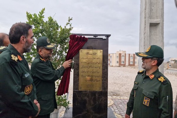 افتتاح یادمان شهدای دهکده مقاومت بسیج شهرستان بجنورد با حضور رئیس سازمان بسیج مستضعفین کشور