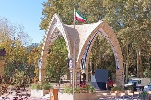 افتتاح یادمان شهید گمنام اردوگاه شهید رجایی باغرود