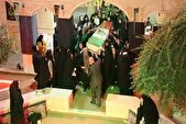 تصاویر/ وداع با پیکر مطهر شهید گمنام در موزه دفاع مقدس و مقاومت مازندران