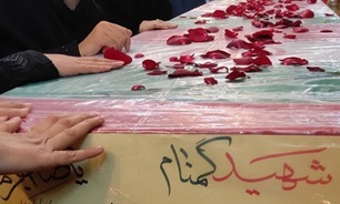 فیلم| مراسم استقبال از شهید گمنام در بیارجمند و یادواره شهدای منطقه